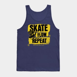 Skate Flow Repeat T-Shirt - Skateboard Life Mantra Tank Top